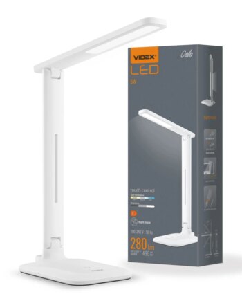 Oslo Led Skrivebordslampe Trin Dæmpbar Hvid Cct 280lm Ip20 Indendørs Dæmpbar : Step Kulør : Neutral