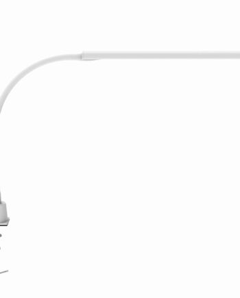 Led Skrivebordslampe Med Bordklemme Hvid Maulpirro