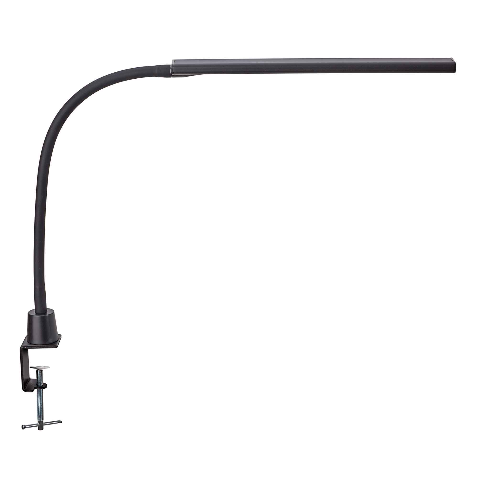 Led Skrivebordslampe Med Bordklemme Sort Maulpirro