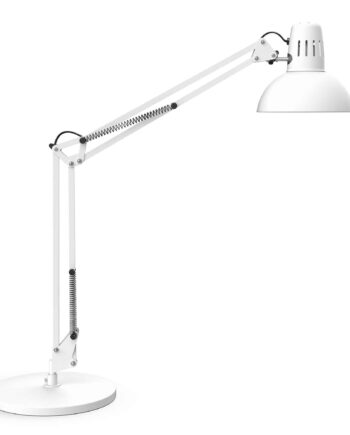 Led Skrivebordslampe Med Fod Hvid Maulstudy