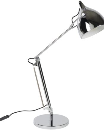 Bordlampe Zuiver Reader Læse Skrivebordslampe Sølvfarvet Jern Højdejusterbar Vipbar