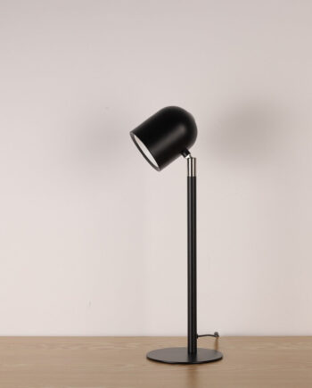 Klassisk & Minimalistisk Skrivebordslampe Med Base Sort