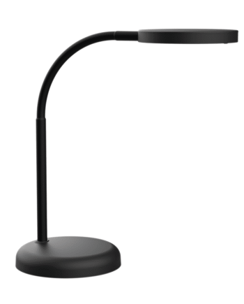 Led Bordlampe Med Fleksibel Arm Sort Mauljoy