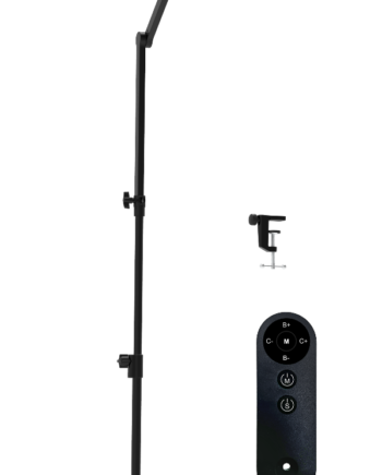 Led Gulvlampe Transformbar Med Svingarm Hjul 1380 Lumen