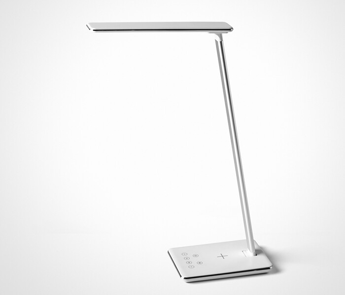 Matting Bordlampe Singapore White