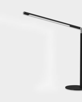 Metal Skrivebordslampe Med Base Transformbar Arm Sort