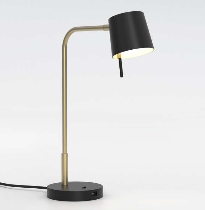 Miura Bordlampe Fra Astro Lighting Guld Sort