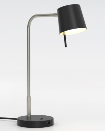Miura Bordlampe Fra Astro Lighting Nikkel Sort