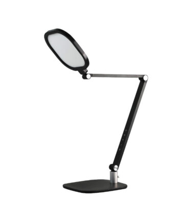 Skrivebordslampe Med Base Led Transformerbar 1300 Lumen Sort
