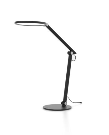 Wergon Stellar Workspace Metal Dæmpbar Skrivebordslampe Med Svingarm Base 4000 Lumen Sort