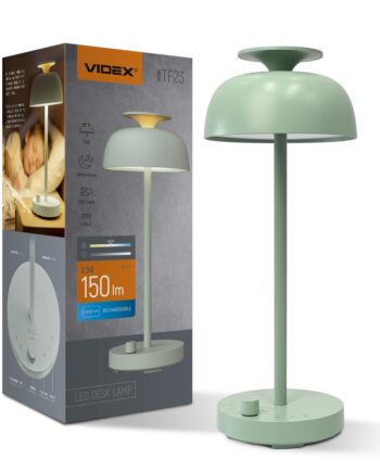 Genopladelig Led Skrivebordslampe Med White Noise Neutral Hvid  Rgb Grøn Inkl Lyskilde Dæmpbar : Dæmper Indbygget Kulør : Neutral