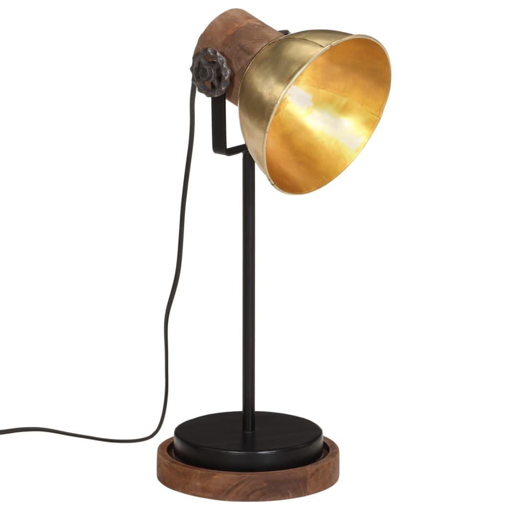 Industriel Skrivebordslampe   E27 Antik Messing Sort
