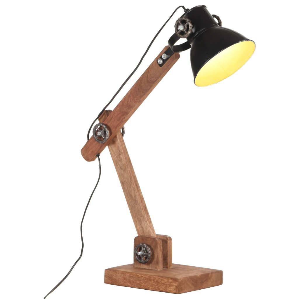 Industriel Skrivebordslampe E27 Rund Mat Sort