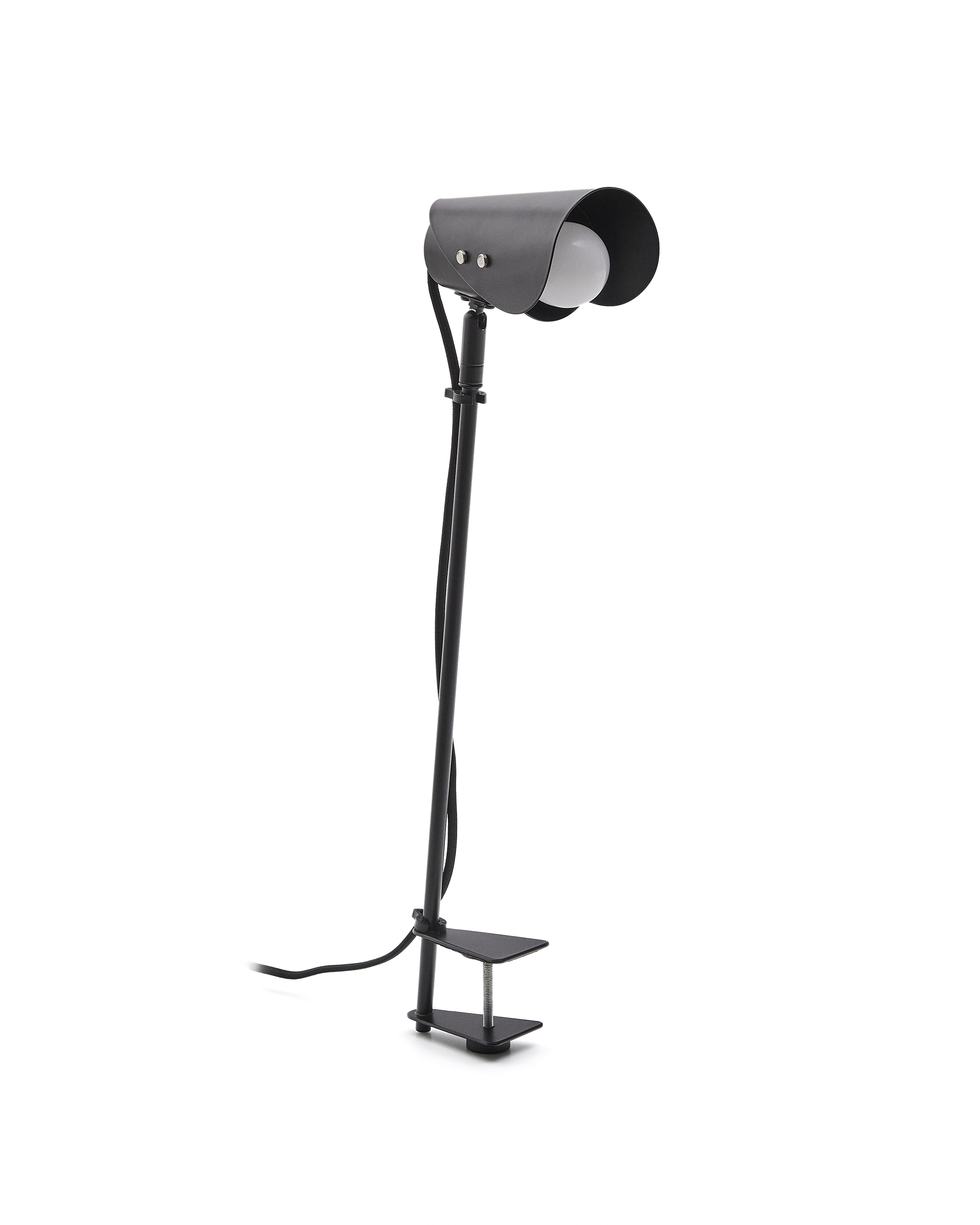 Kave Home Jula Skrivebordslampe Klemme Sort Metal