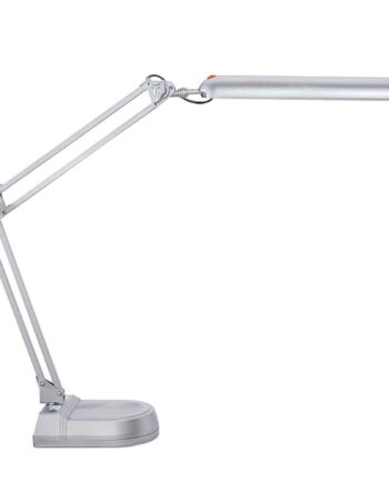 Led Skrivebordslampe Med Fod Sølv Maulatlantic