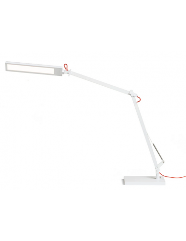 Norma Skrivebordslampe Med Dæmper 10w Led Hvid Rødorange