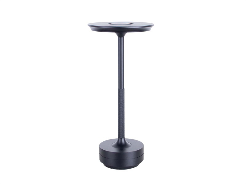 Skrivebordslampe Bordlampe House Sander Ava Genopladelig Sort Aluminium Ø13 H28 Timers Batteridrift