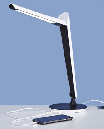 Skrivebordslampe Led Tulip Usb Hvid Sort