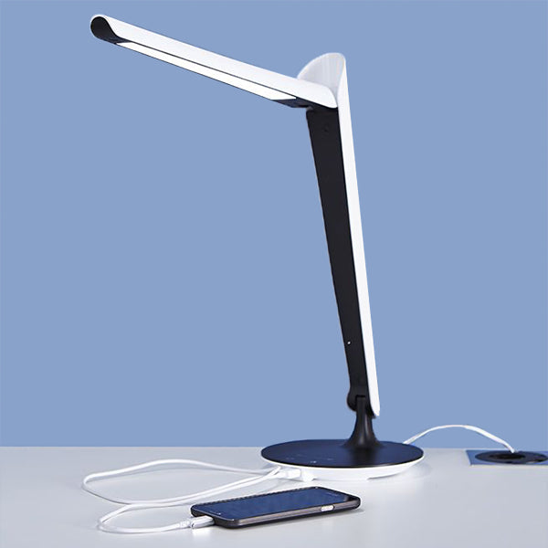 Skrivebordslampe Led Tulip Usb Hvid Sort