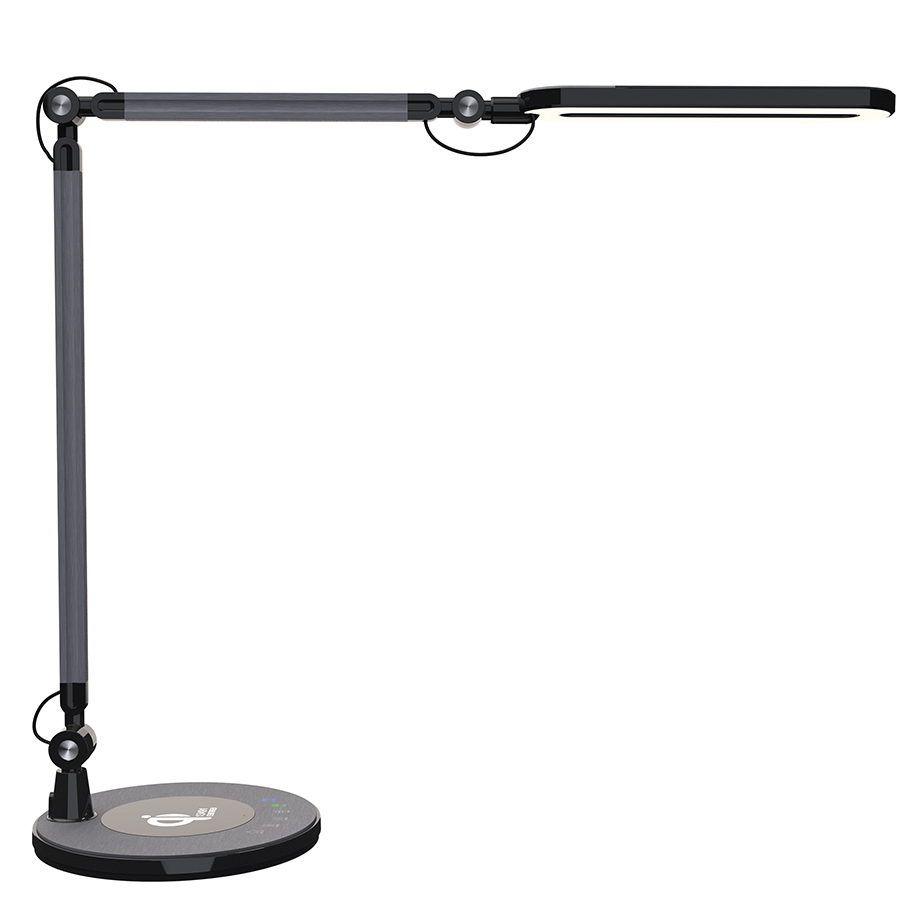 Skrivebordslampe Med Trådløs Oplader Maulmarino