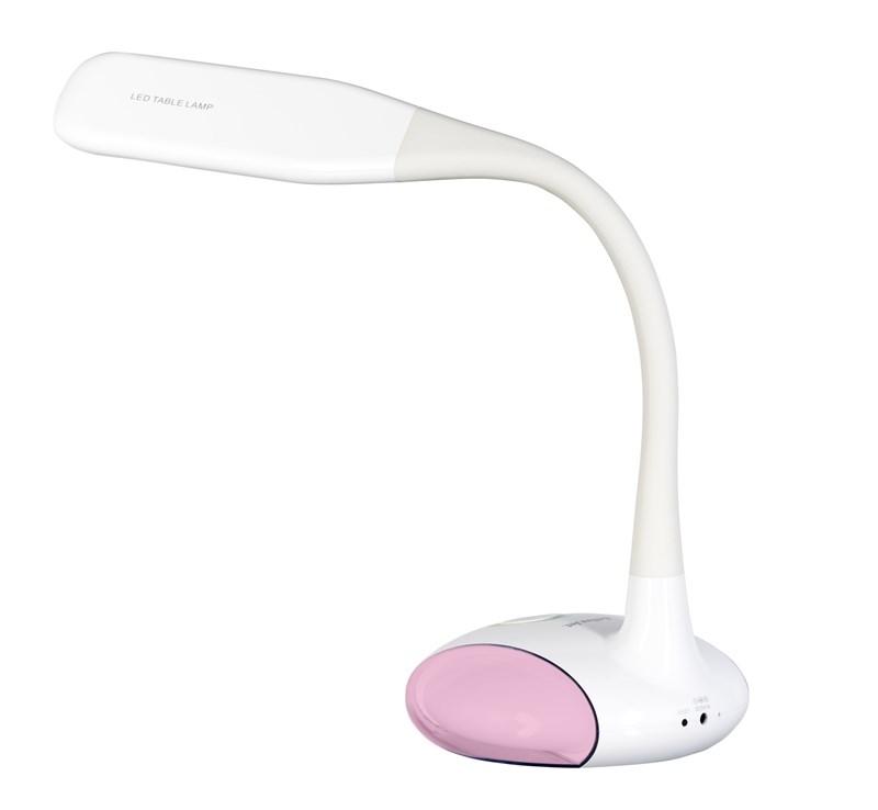 Led Skrivebordslampe Activejet Venus Med Rgb Base Hvid